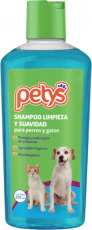Shampoo limpieza y suavidad para mascotas Petys